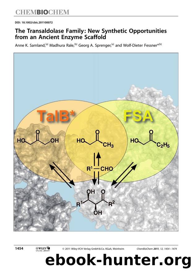The Transaldolase Family: New Synthetic Opportunities from an Ancient Enzyme Scaffold by Unknown