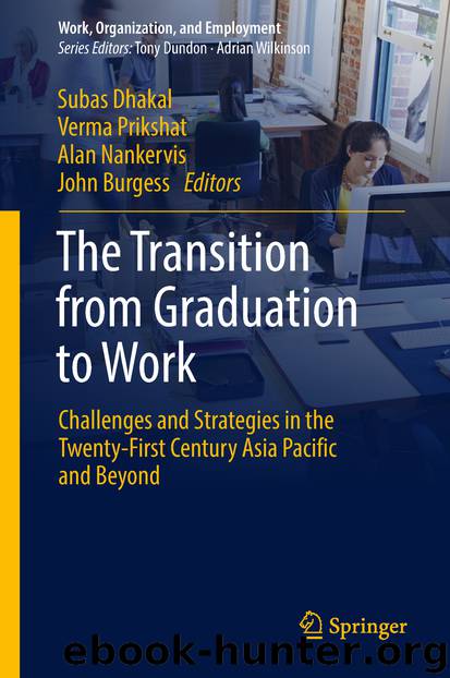 The Transition from Graduation to Work by Subas Dhakal & Verma Prikshat & Alan Nankervis & John Burgess