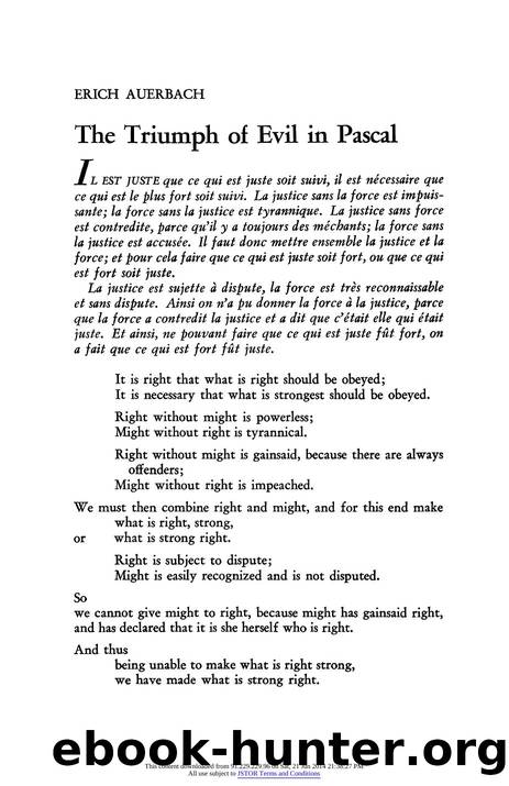 The Triumph of Evil in Pascal by The Triumph of Evil in Pascal (1951)