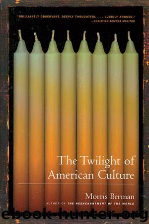 The Twilight of American Culture by Morris Berman