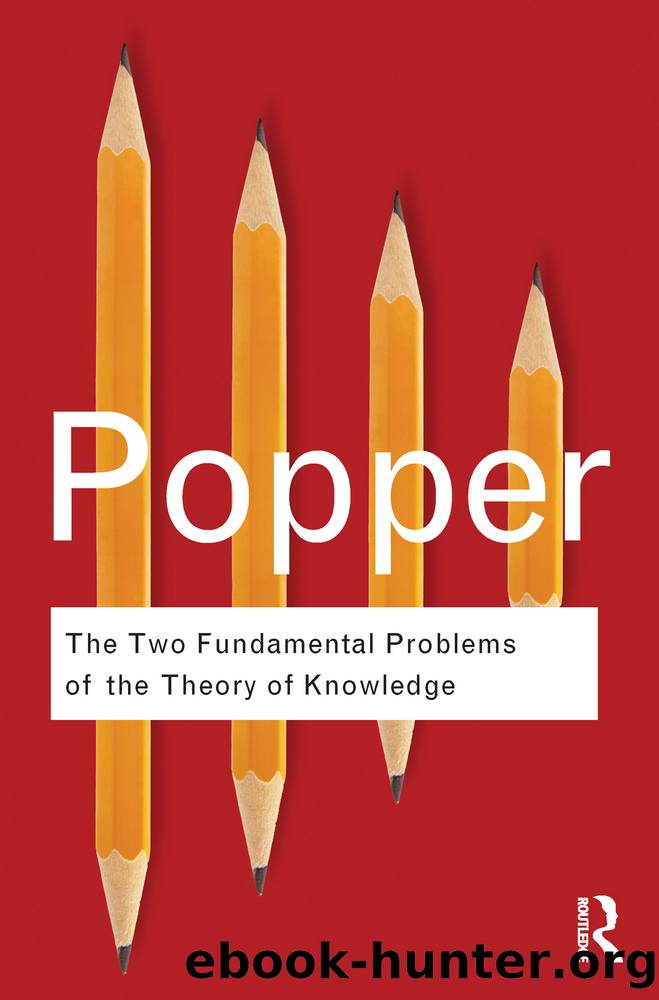 The Two Fundamental Problems of the Theory of Knowledge by Unknown