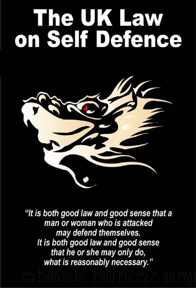 The UK Law on Self-Defence by Tom Hill