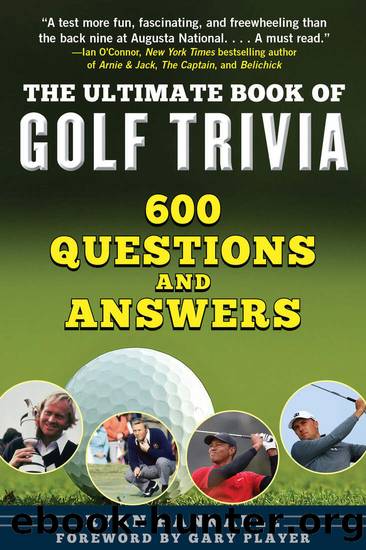 The Ultimate Book of Golf Trivia by Ryan Hannable