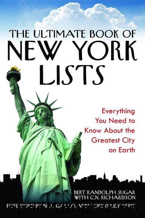 The Ultimate Book of New York Lists by Bert Randolph Sugar