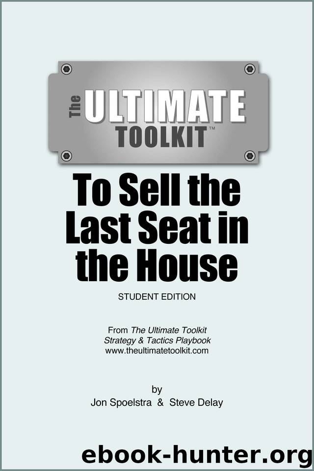 The Ultimate Toolkit: Student Edition by DeLay Steve & Spoelstra Jon