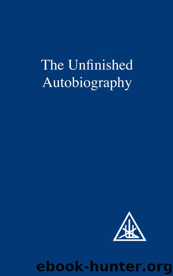 The Unfinished Autobiography by Bailey Alice A