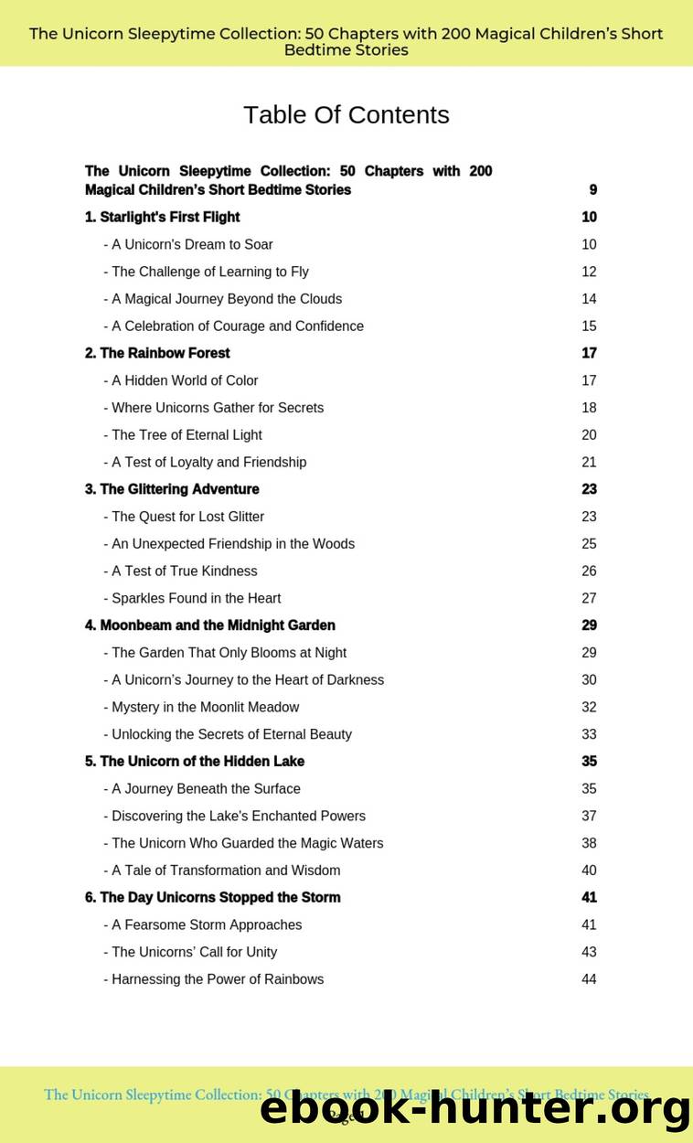 The Unicorn Sleepytime Collection by People & Books