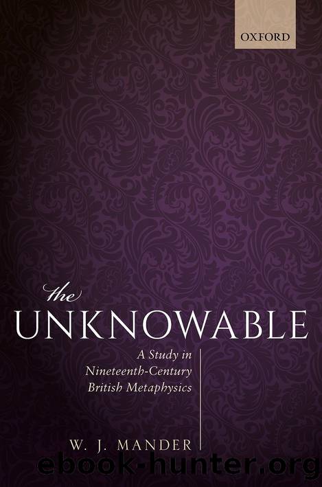The Unknowable by Mander W. J.;