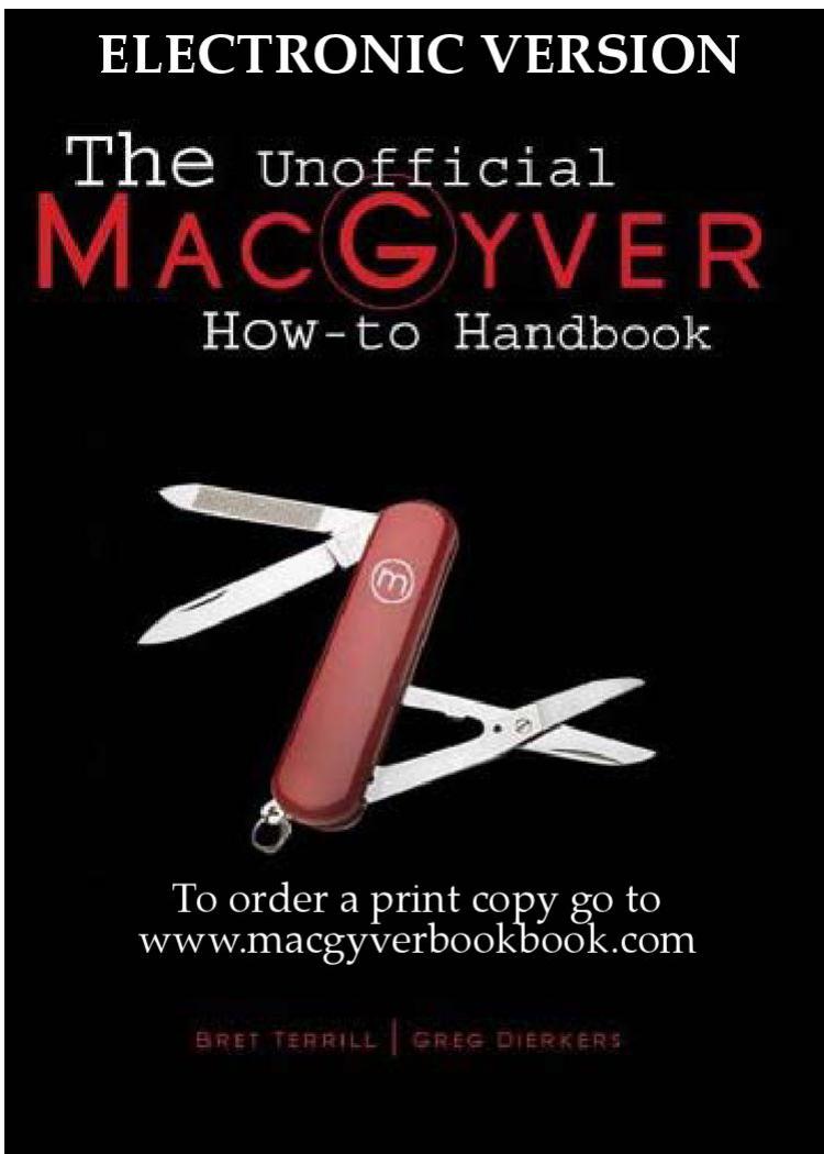 The Unofficial MacGyver How-To Handbook (2005) pdf by roflcopter2110