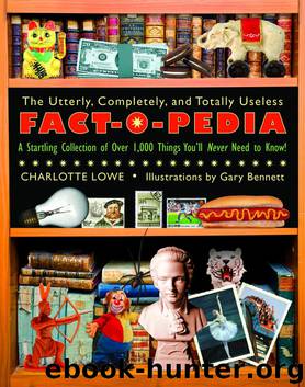 The Utterly, Completely, and Totally Useless Fact-O-Pedia by Charlotte Lowe