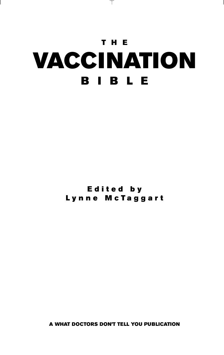 The Vaccination Bible by Unknown