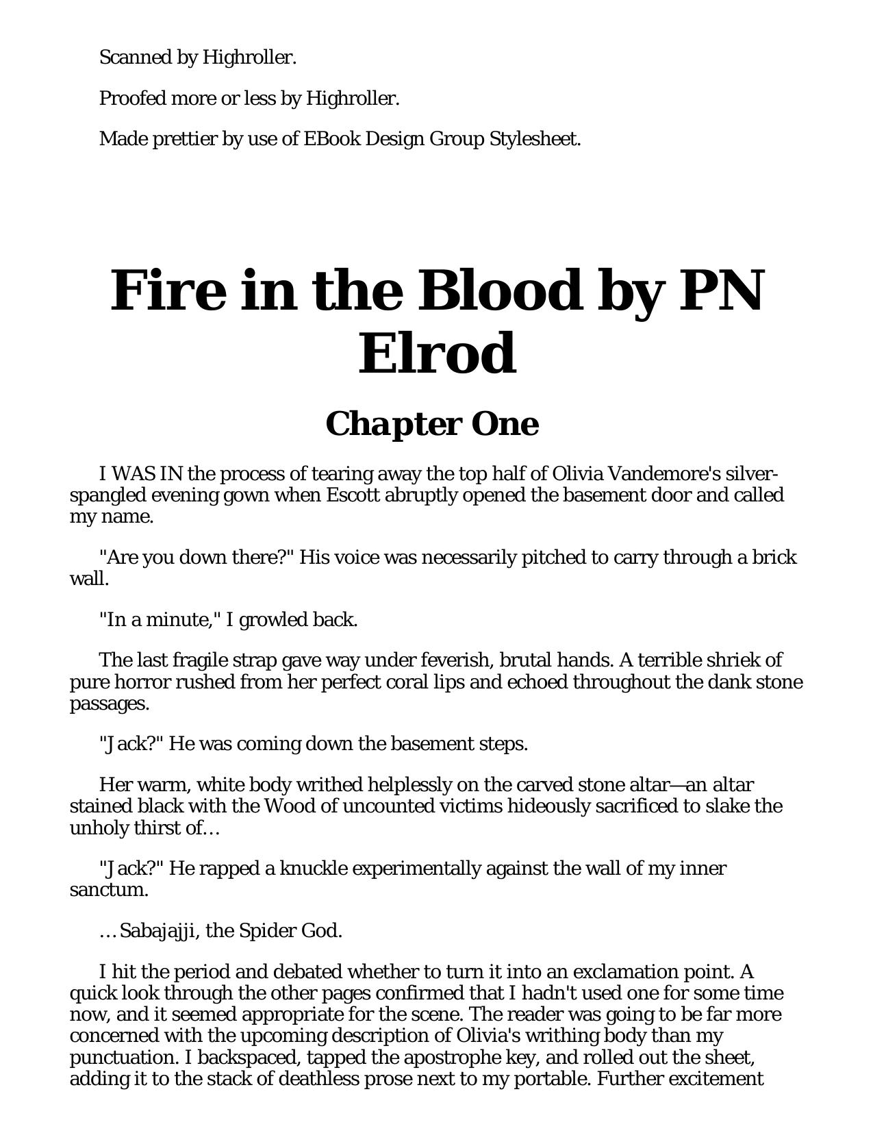 The Vampire Files 05 by Fire in the Blood