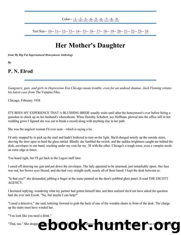 The Vampire Files SS by Her Mother's Daughter