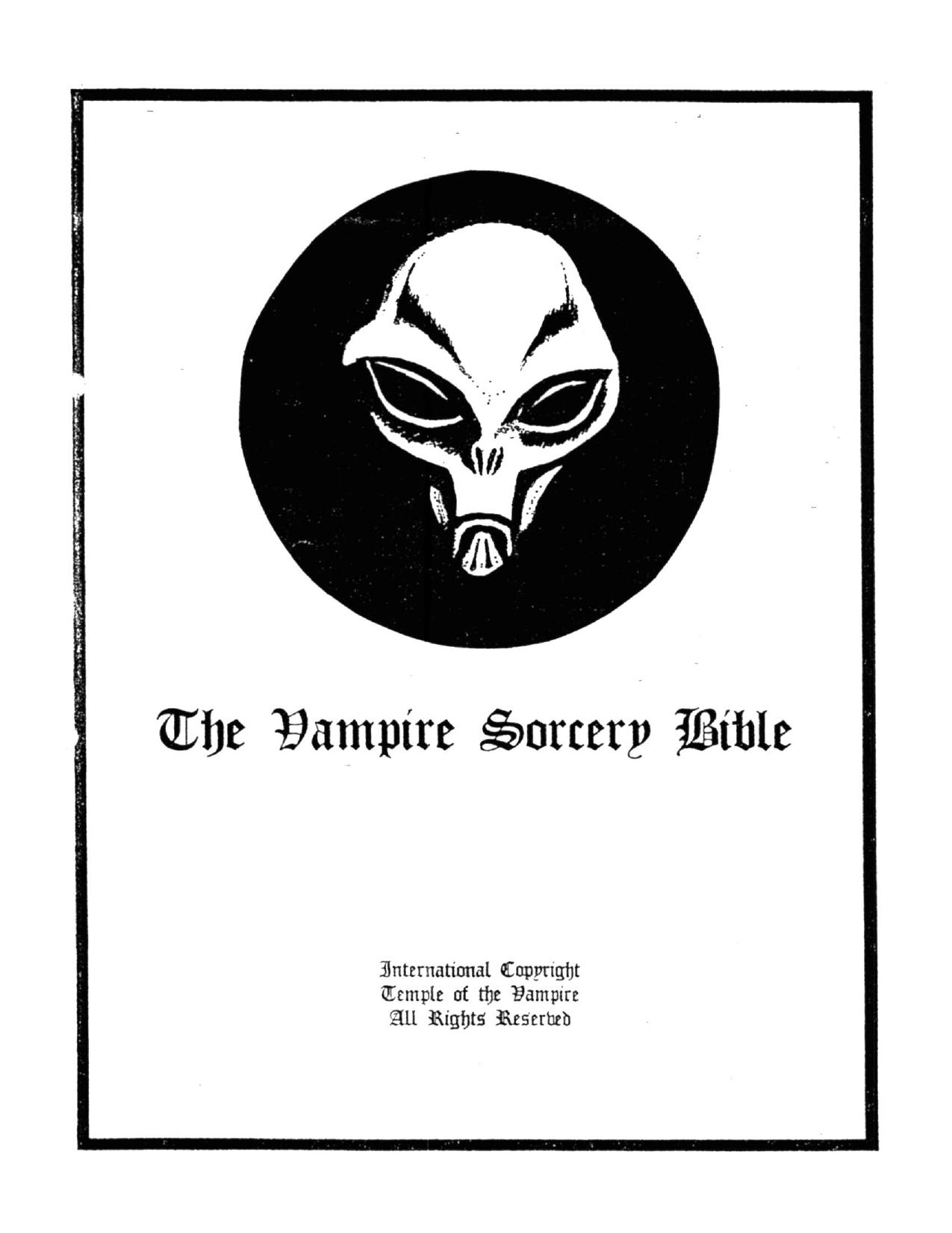 The Vampire Sorcery Bible by Caput Mortuum