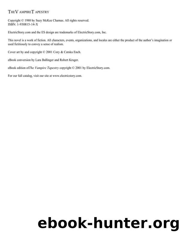 The Vampire Tapestry by Unknown