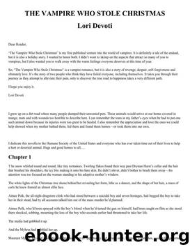 The Vampire Who Stole Christmas by Unknown