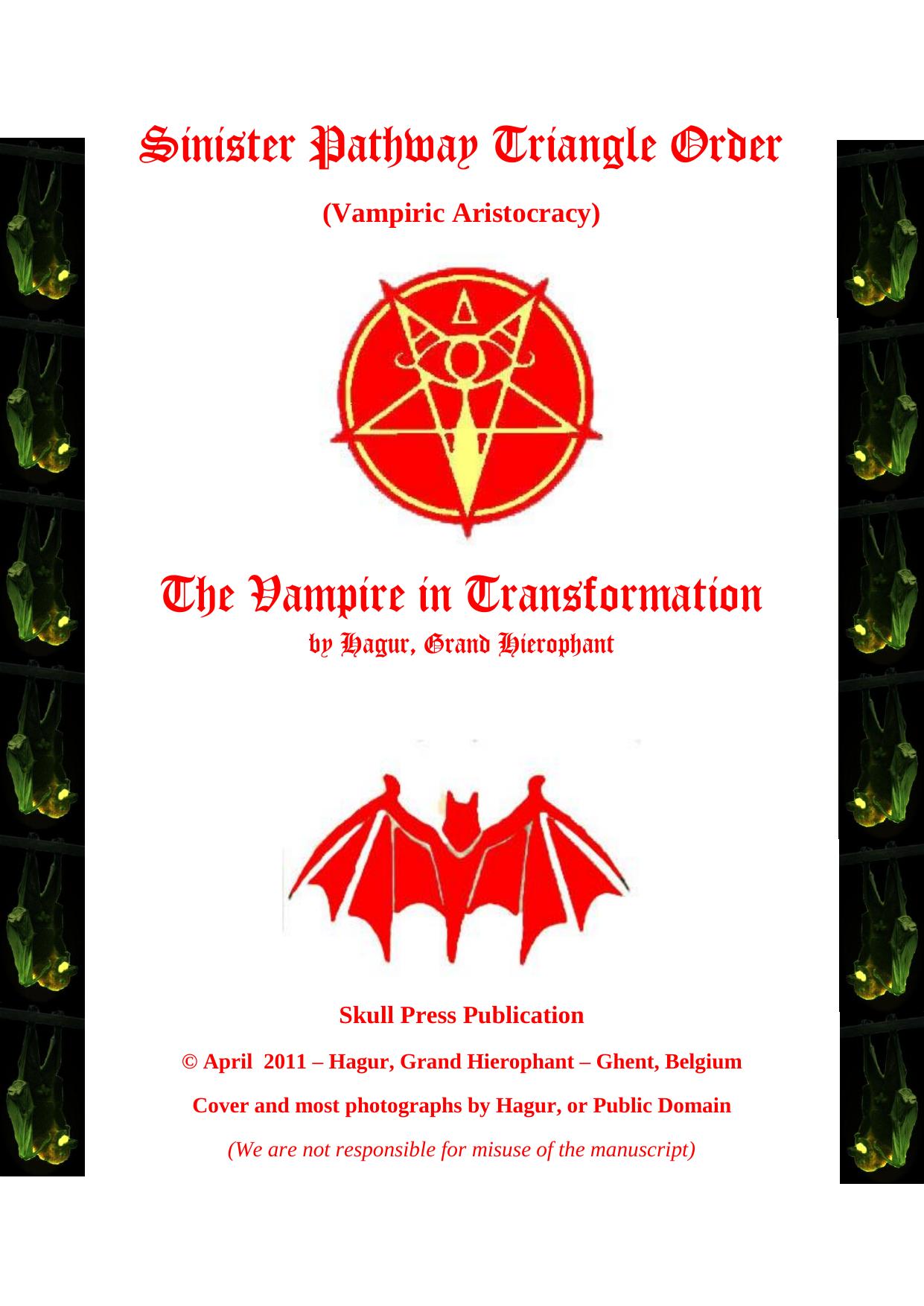 The Vampire in Transformation by Filcos