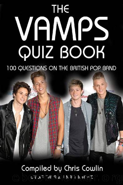 The Vamps Quiz Book by Chris Cowlin