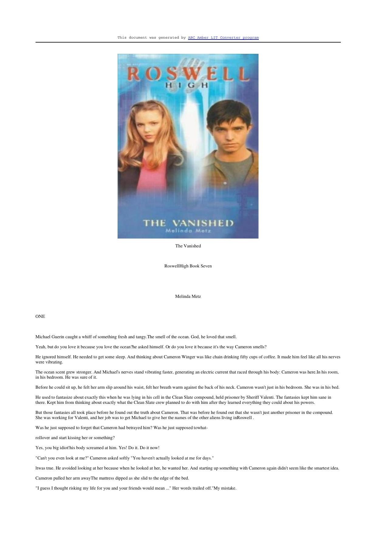 The Vanished by Melinda Metz