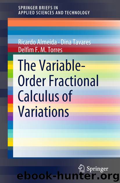The Variable-Order Fractional Calculus of Variations by Ricardo Almeida Dina Tavares & Delfim F. M. Torres
