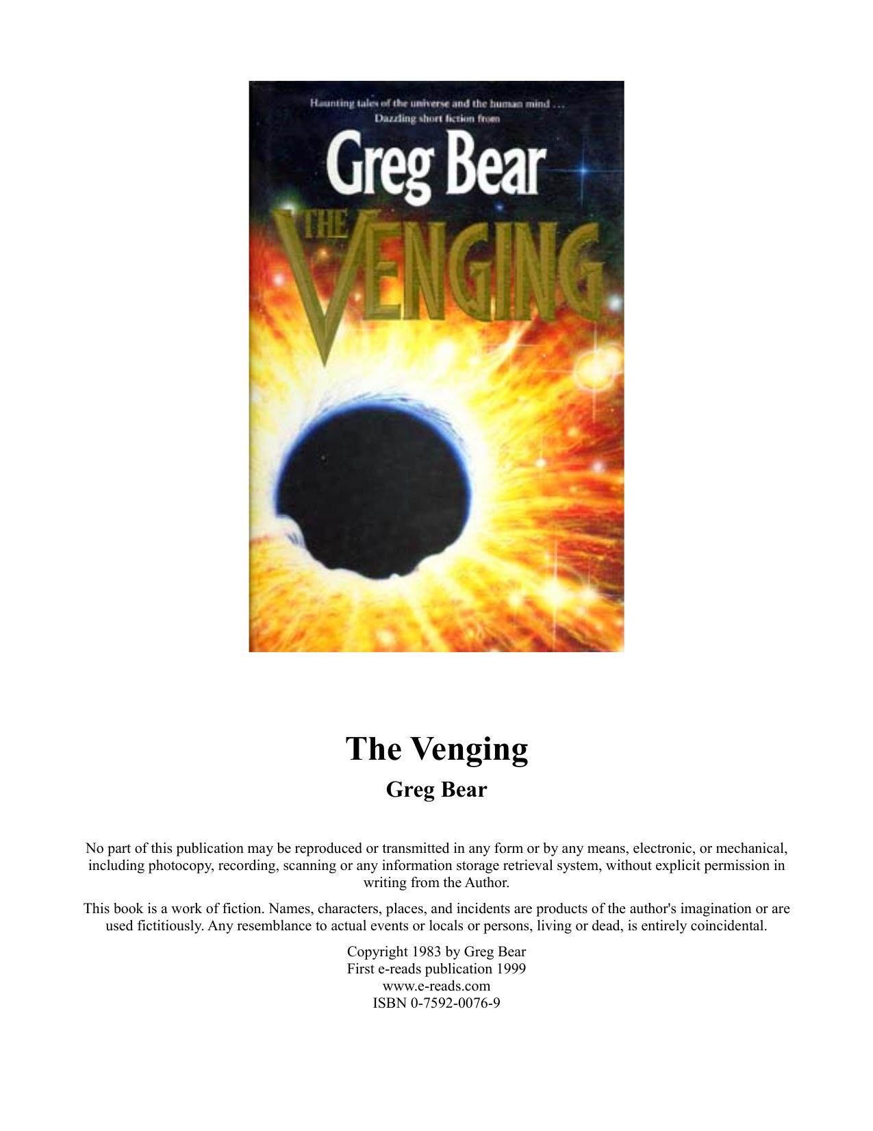 The Venging by Greg Bear