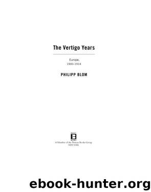 The Vertigo Years by Philipp Blom