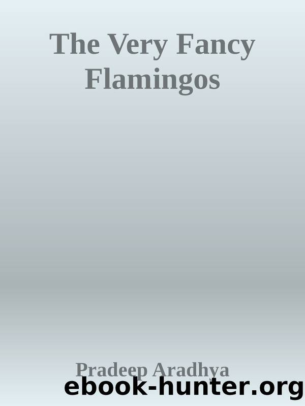 The Very Fancy Flamingos by Pradeep Aradhya