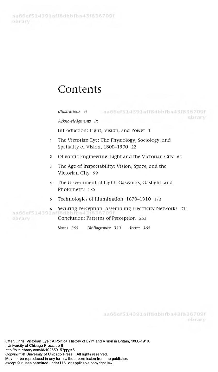 The Victorian Eye: A Political History of Light and Vision in Britain, 1800-1910 by Chris Otter