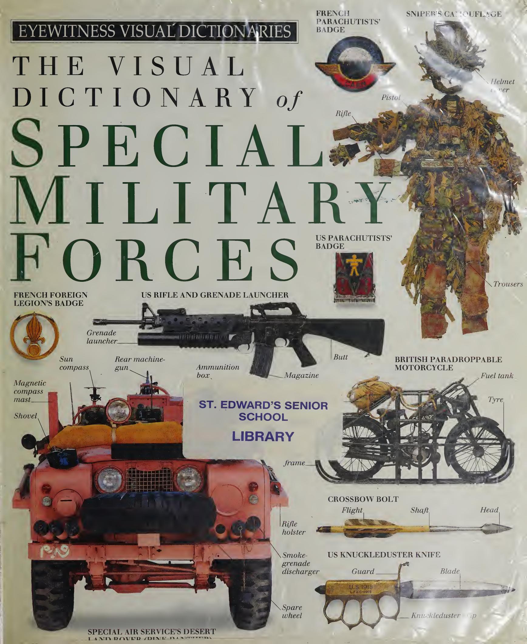 The Visual Dictionary of Special Military Forces by Richard Holmes