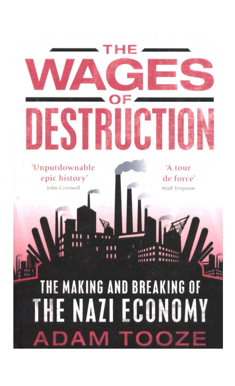 The Wages of Destruction by Tooze Adam
