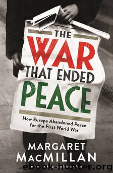 the war that ended peace the road to 1914