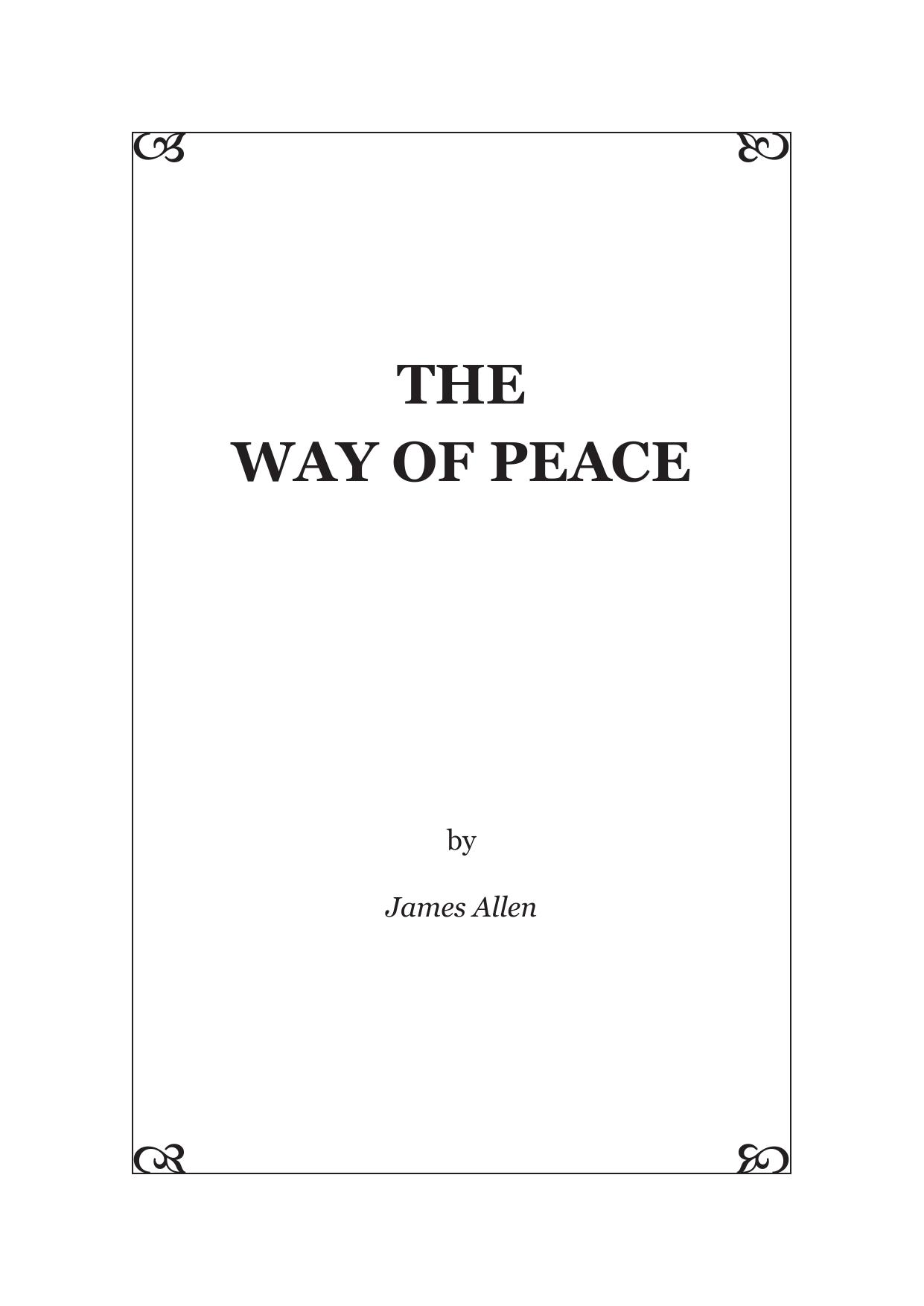 The Way of Peace by James Allen