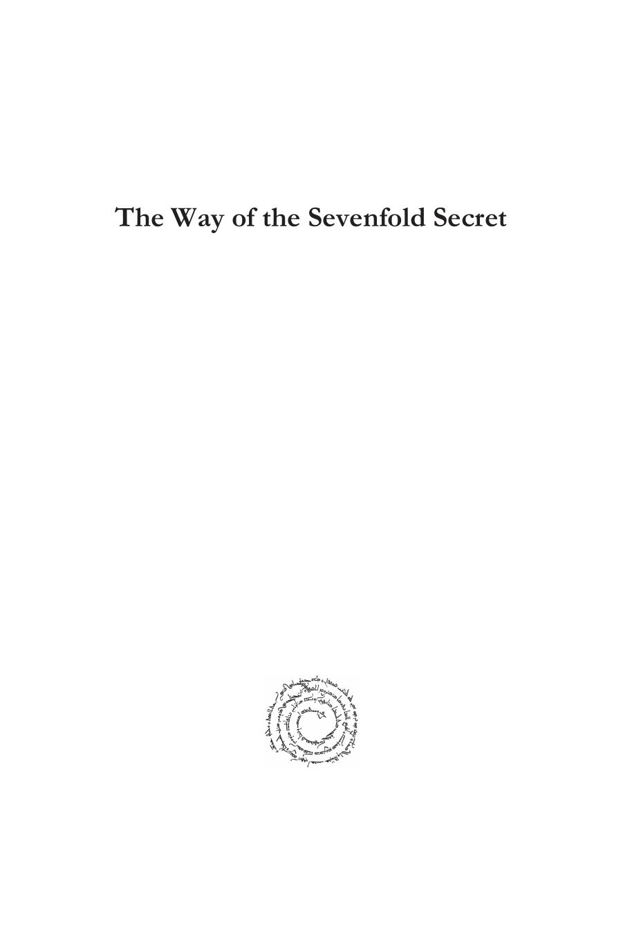 The Way of the Sevenfold Secret by Lilias Trotter; Mark Beaumont
