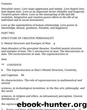 The Ways and Power of Love by Pitirim Sorokin