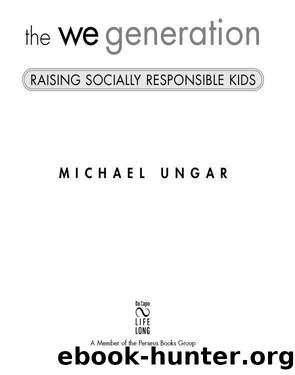 The We Generation by Michael Ungar