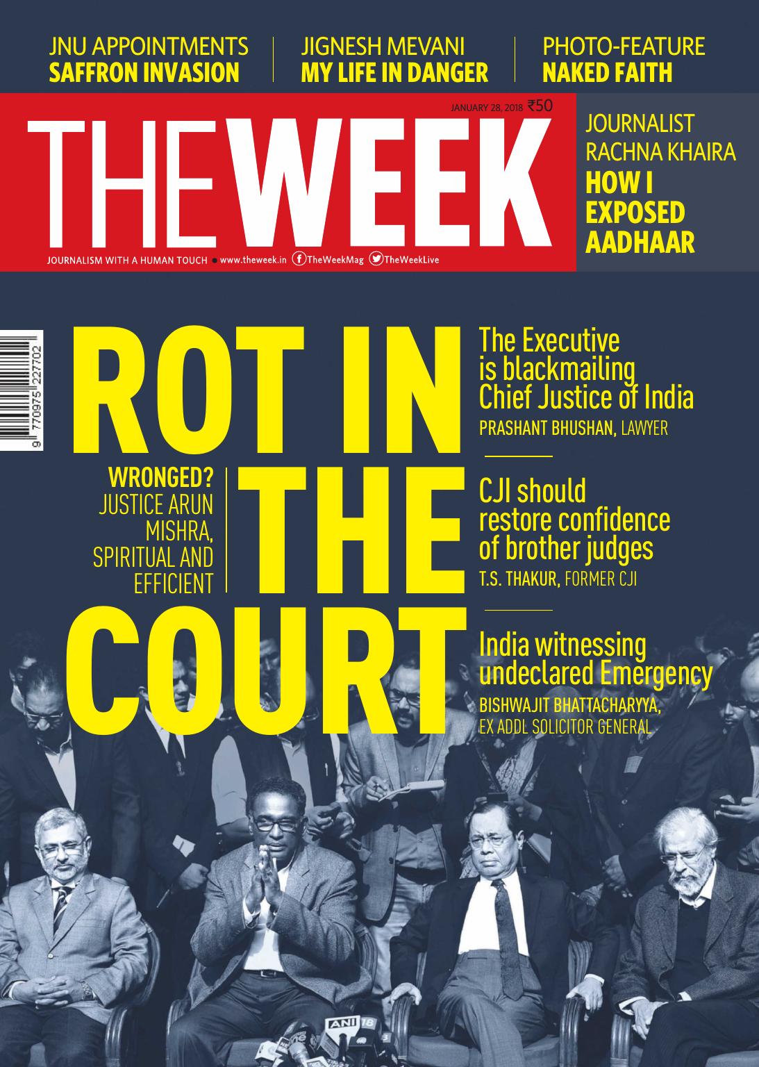 The Week India [January 28, 2018] | Rot in the Court by The Week India