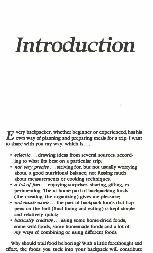 The Well-Fed Backpacker by June Fleming