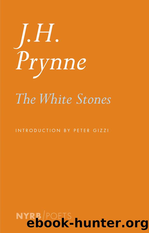 The White Stones by J. H. Prynne