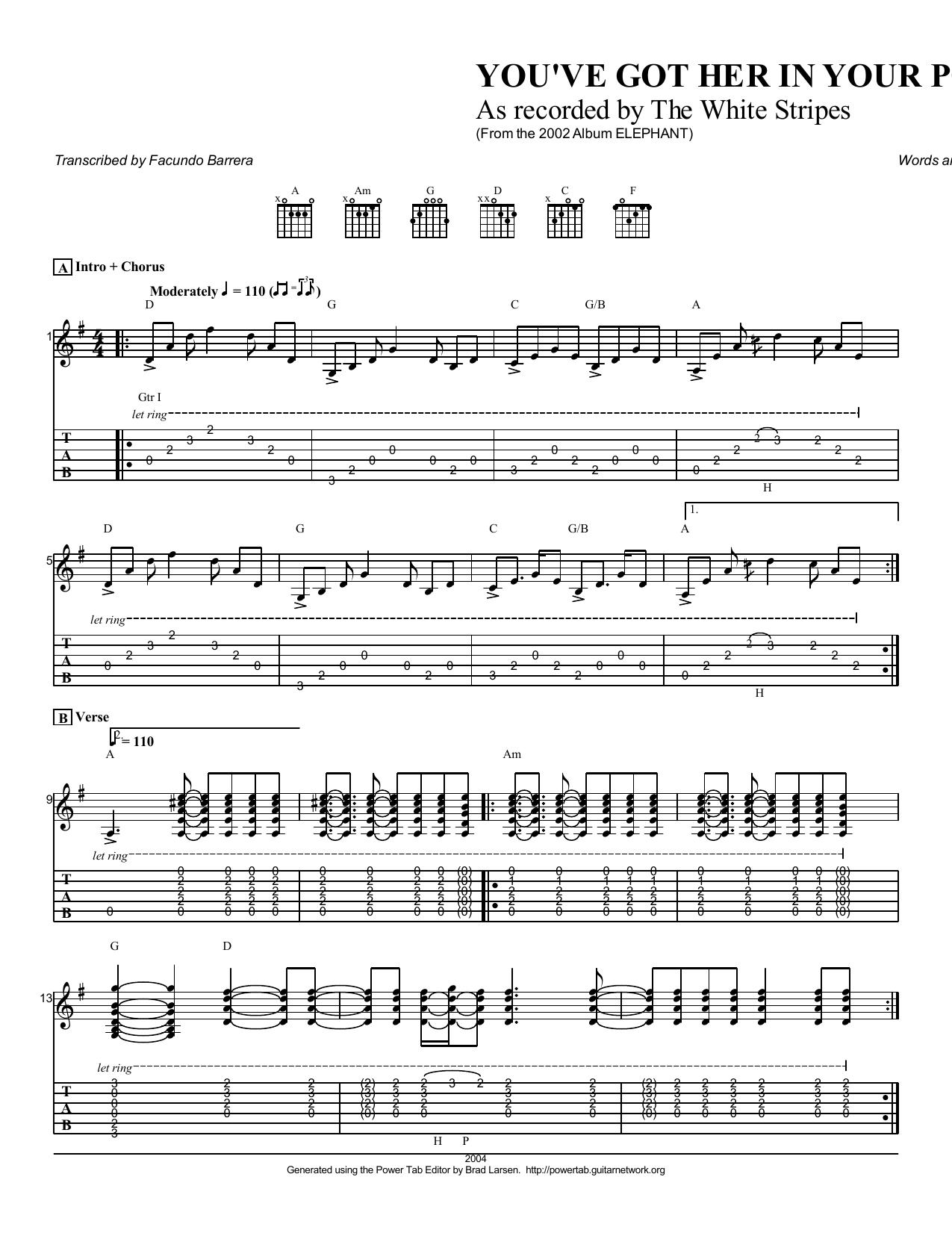 The White Stripes by Youve Got Her In Your Pocket
