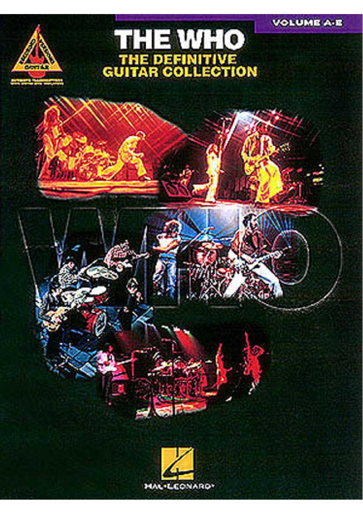 The Who - The Definitive Guitar Collection by Volume A-E