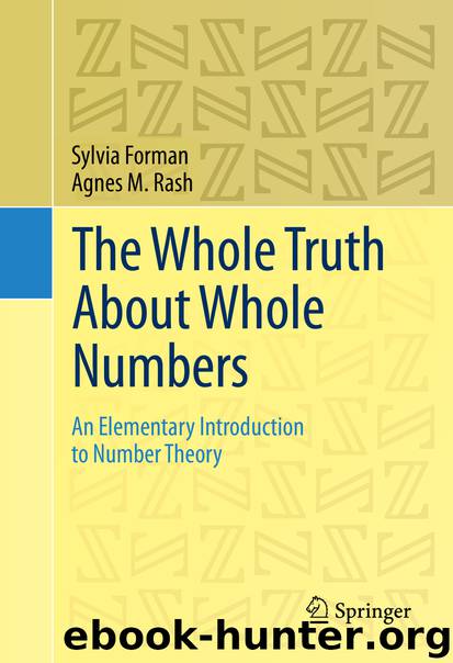The Whole Truth About Whole Numbers by Sylvia Forman & Agnes M. Rash