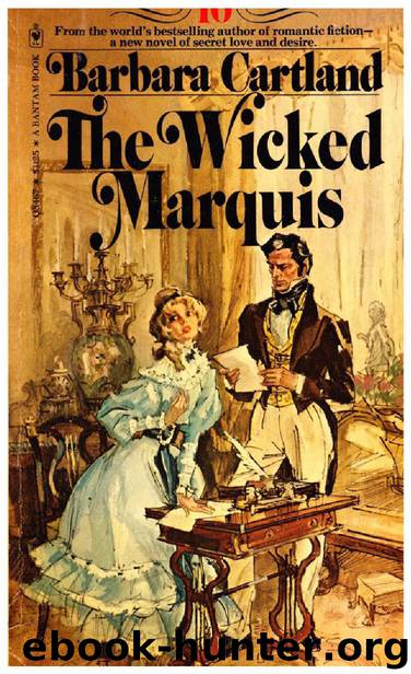 The Wicked Marquis by Barbara Cartland
