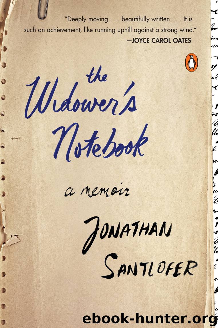 The Widower's Notebook by Jonathan Santlofer