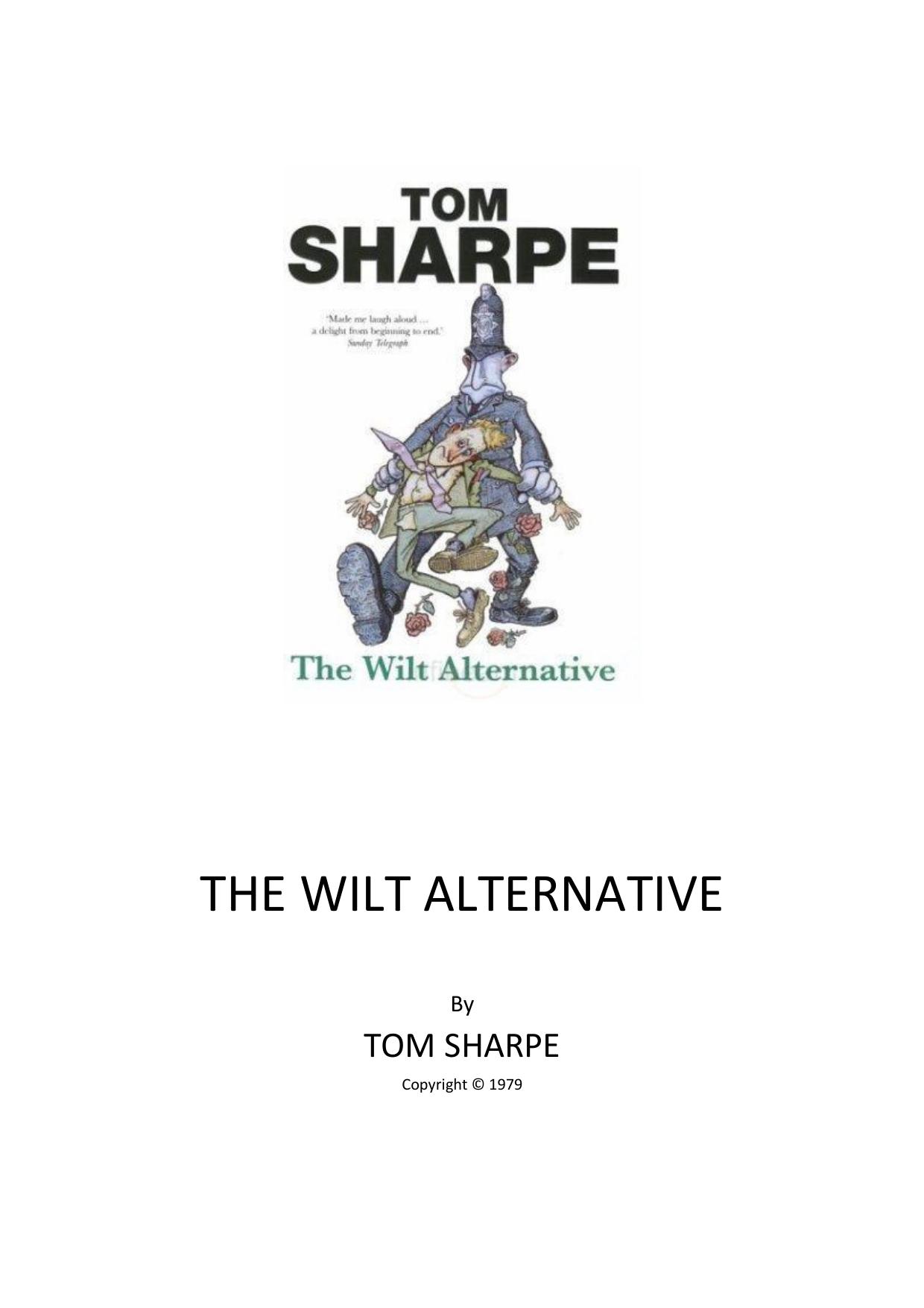 The Wilt Alternative by Tom Sharpe