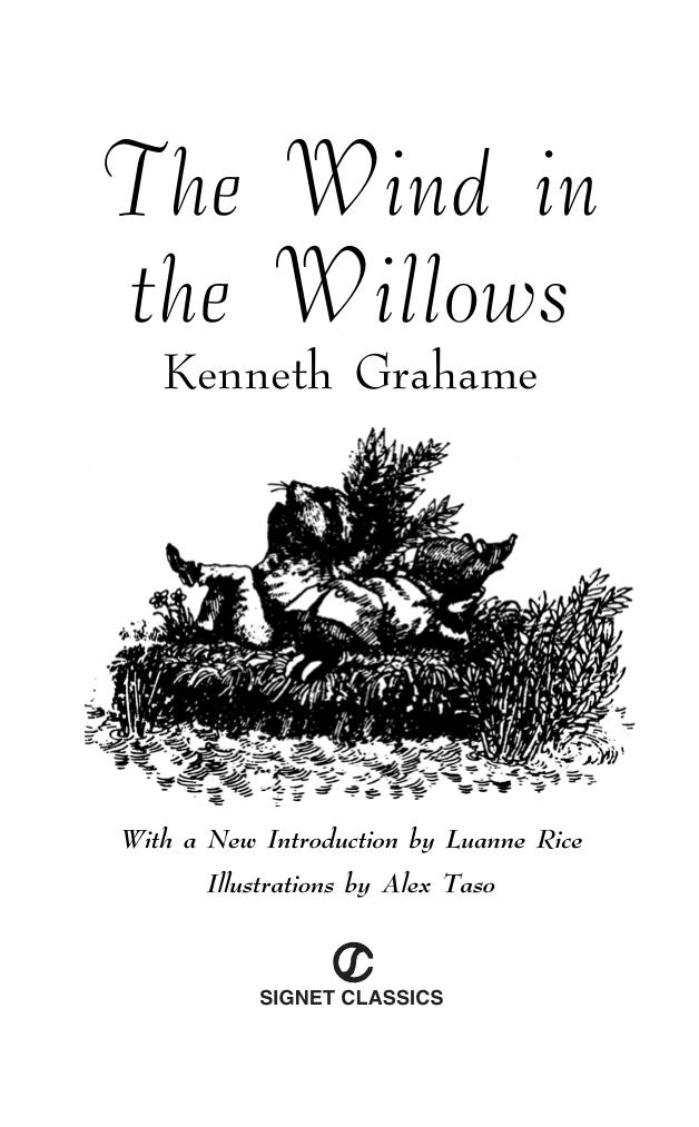 The Wind in the Willows by Kenneth Grahame