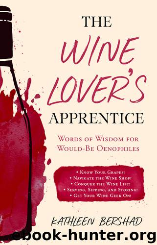 The Wine Lover's Apprentice by Kathleen Bershad