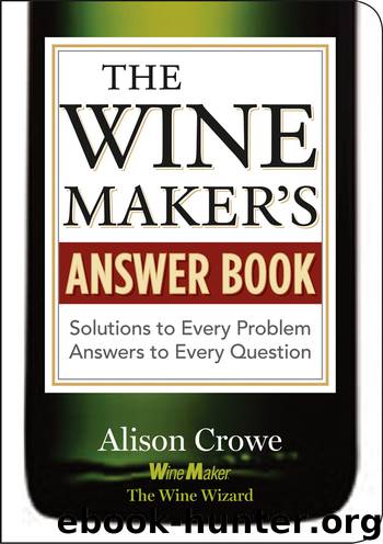 The Wine Maker's Answer Book by Alison Crowe