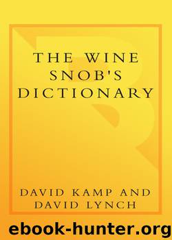 The Wine Snob's Dictionary by David Kamp