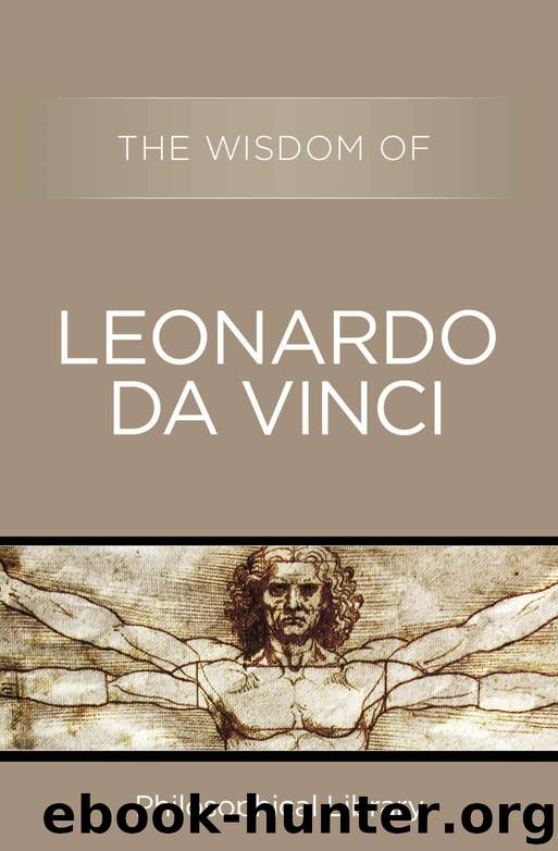 The Wisdom of Leonardo da Vinci by Leonardo da Vinci