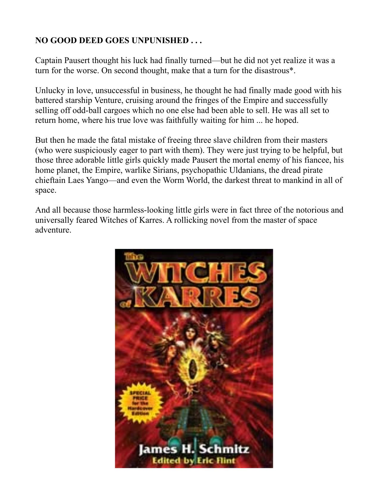 The Witches of Karres by James H. Schmitz